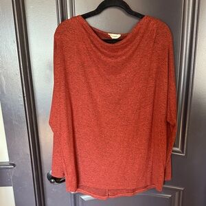 Eesome Rust Long Sleeve Top